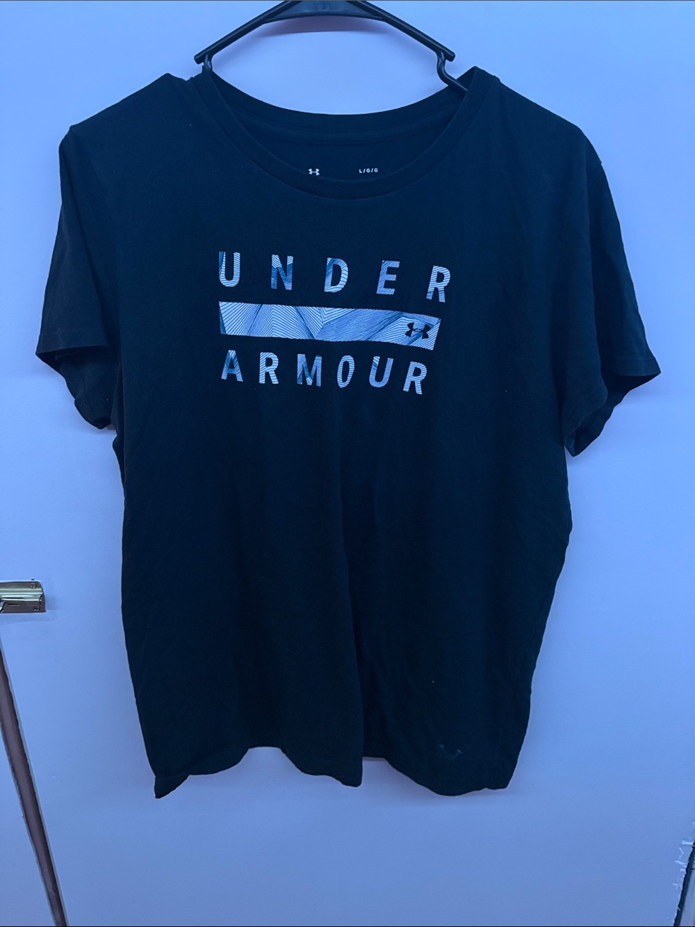 Under Armour Black Graphic Logo Short Sleeve Tee
